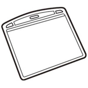 ジョインテックス 名札用替ケース パス特大横100枚 B075J-10