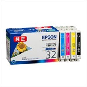 EPSON（エプソン） IJインクカートリッジ IC4CL32 4色