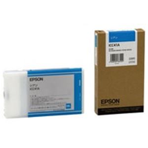 EPSON（エプソン） IJインクカートリッジ ICC41A シアン