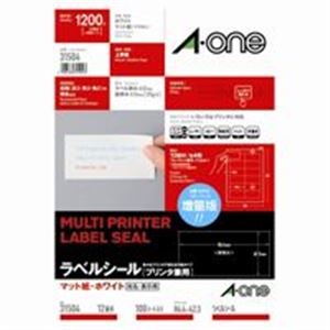 エーワン ラベルシールA4 12面100枚 31504