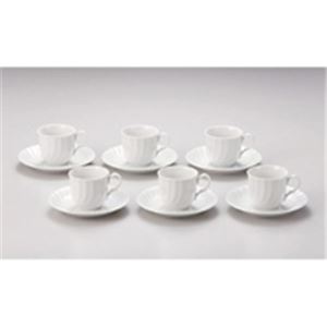 アートナップ キャロルコーヒー碗皿6客入