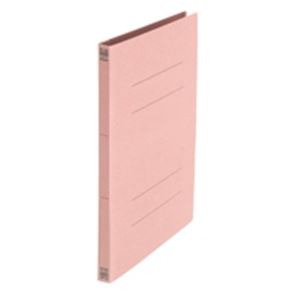 プラス フラットファイル 紙バインダー 2穴 No.021N A4S 桃 300冊