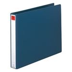 LIHITLAB コンピュータバインダー C8-1115 藍 10冊
