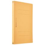 フラットファイル 紙バインダー 2穴 A4S 黄120冊 D017J-12YL
