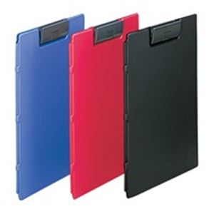 LIHITLAB クリップファイル F-2650-12 A4E 桃 10冊