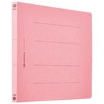 フラットファイル 紙バインダー 2穴 A4E 桃120冊 D018J-12PK