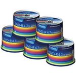 三菱化学 データ用DVD-R 250枚（50枚*5） DHR47JP50V3C