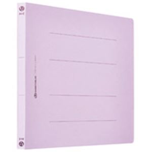 フラットファイル 紙バインダー 2穴 A4E 紫120冊 D018J-12VL