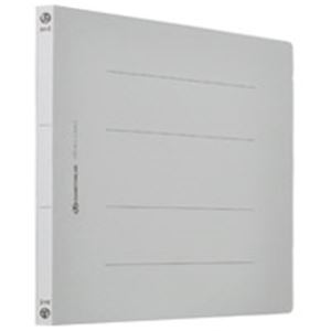 フラットファイル 紙バインダー 2穴 A4E 灰360冊 D018J-36GY