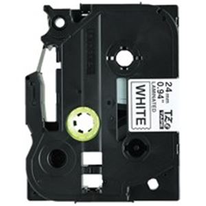 ブラザー工業(BROTHER) 文字テープ TZe-251V白に黒文字 24mm 5個