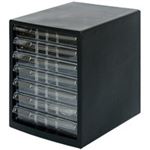 ナカバヤシ レターケース浅7黒A4E-S7B