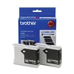 ブラザー工業(BROTHER) インクカートリッジLC10BK-2PKブラック2本