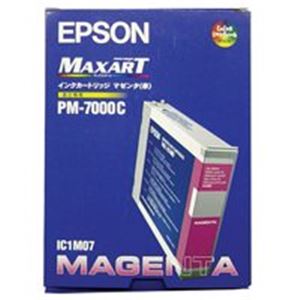 EPSON（エプソン） IJインクカートリッジ IC1M07 マゼンタ