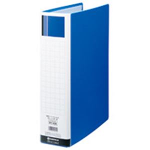 ジョインテックス パイプ式ファイル両開きSE青10冊D176J-10BL