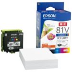 EPSON（エプソン） モバイルインク ICCL81V 4色+用紙セット