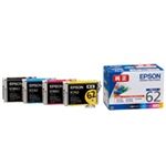 EPSON（エプソン） インクカートリッジ IC4CL62 4色パック