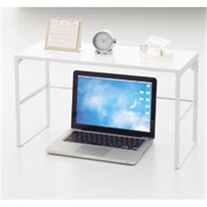 LIHITLAB 机上台590mm トールタイプ A-7336-0 白