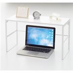 LIHITLAB 机上台590mm トールタイプ A-7336-0 白