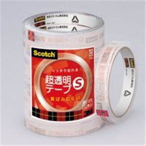 スリーエム 3M 超透明テープS BK-12N 工業用包装 300巻