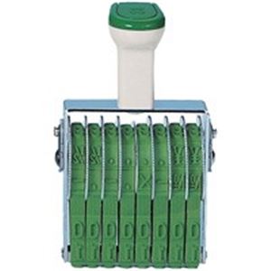 回転印 欧文1号8連 TK018 明朝体