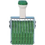 回転印 欧文1号8連 TK018 明朝体