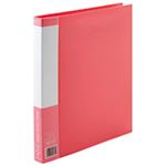 ジョインテックス リング式クリアーブック D051J-10RD 赤10冊