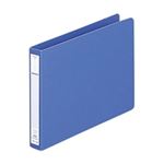 （まとめ買い）LIHITLAB パンチレスファイル F-374-9 A5E 藍 【×10セット】