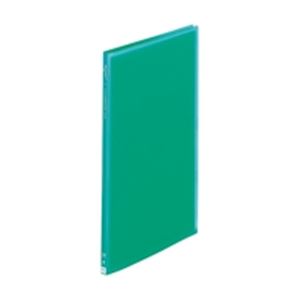 （まとめ買い）LIHITLAB クリヤーブック クリアブック20P G3101-7 A4S グリーン 【×10セット】