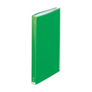 （まとめ買い）LIHITLAB クリヤーブック クリアブック40P G3102-6 A4S 黄緑 【×10セット】