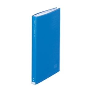 （まとめ買い）LIHITLAB クリヤーブック クリアブック40P G3102-8 A4S ブルー 【×10セット】