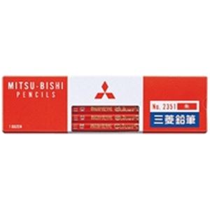 （まとめ買い）三菱鉛筆 色鉛筆 K2351 朱通し 12本入 【×5セット】