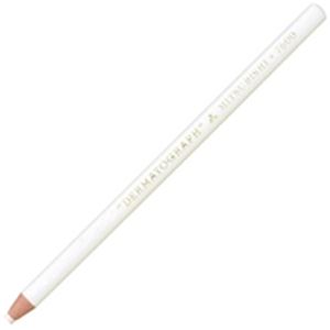 （まとめ買い）三菱鉛筆 ダーマト鉛筆 K7600.1 白 12本入 【×3セット】