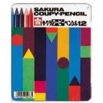 （まとめ買い）サクラクレパス クーピーペンシル FY12 12色 缶入 【×5セット】