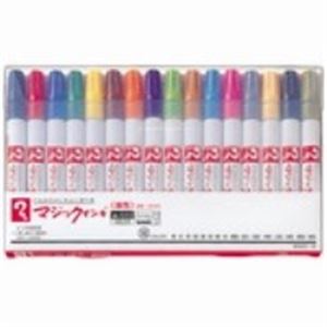 （まとめ買い）寺西化学工業 マジックインキ M500C-16 細書 16色セット 【×2セット】