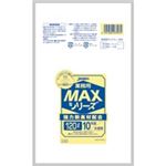 （まとめ買い）ジャパックス MAXゴミ袋 S120 半透明 120L 10枚 【×10セット】