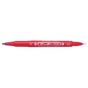 （まとめ買い）ゼブラ ZEBRA マッキー 極細 MO-120-MC-R 赤 【×30セット】