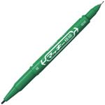 （まとめ買い）ゼブラ ZEBRA マッキー 極細 MO-120-MC-G 緑 【×30セット】