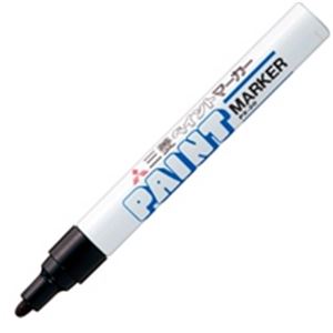 （まとめ買い）三菱鉛筆 ペイントマーカー PX-20.24 中字 黒 【×20セット】