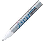 （まとめ買い）三菱鉛筆 ペイントマーカー PX-20.26 中字 銀 【×20セット】