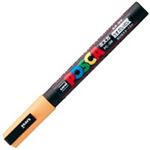 （まとめ買い）三菱鉛筆 ポスカ PC-3M.54 細字 うす橙 【×20セット】