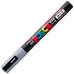 （まとめ買い）三菱鉛筆 ポスカ PC-3M.37 細字 灰 【×20セット】