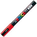 （まとめ買い）三菱鉛筆 ポスカ PC-3M.15 細字 赤 【×20セット】