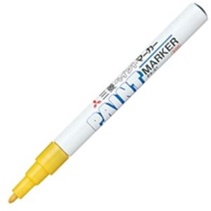 （まとめ買い）三菱鉛筆 ペイントマーカー PX-21.2 細字 黄 【×20セット】