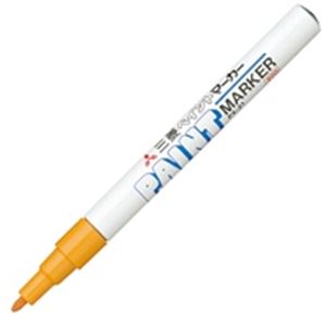 （まとめ買い）三菱鉛筆 ペイントマーカー PX-21.4 細字 橙 【×20セット】