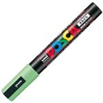 （まとめ買い）三菱鉛筆 ポスカ PC-5M.5 中字 黄緑 【×20セット】