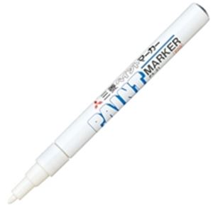 （まとめ買い）三菱鉛筆 ペイントマーカー PX-21.1 細字 白 【×20セット】