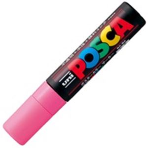 （まとめ買い）三菱鉛筆 ポスカ PC-17K.13 極太 桃 【×10セット】