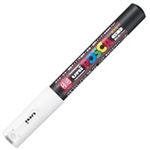 （まとめ買い）三菱鉛筆 ポスカ PC-1M.1 極細 白 【×20セット】