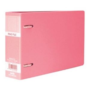 （まとめ買い）セキセイ ロックリングファイル F-232 B6E 28mm 桃 【×10セット】
