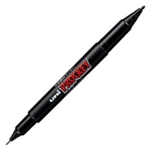 （まとめ買い）三菱鉛筆 プロッキーツイン PM-120T.24 細字 黒 【×30セット】